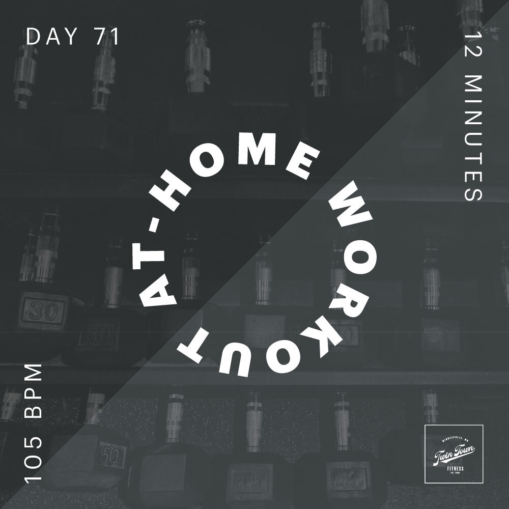 Tuesday 5/26/2020 At-Home Workout