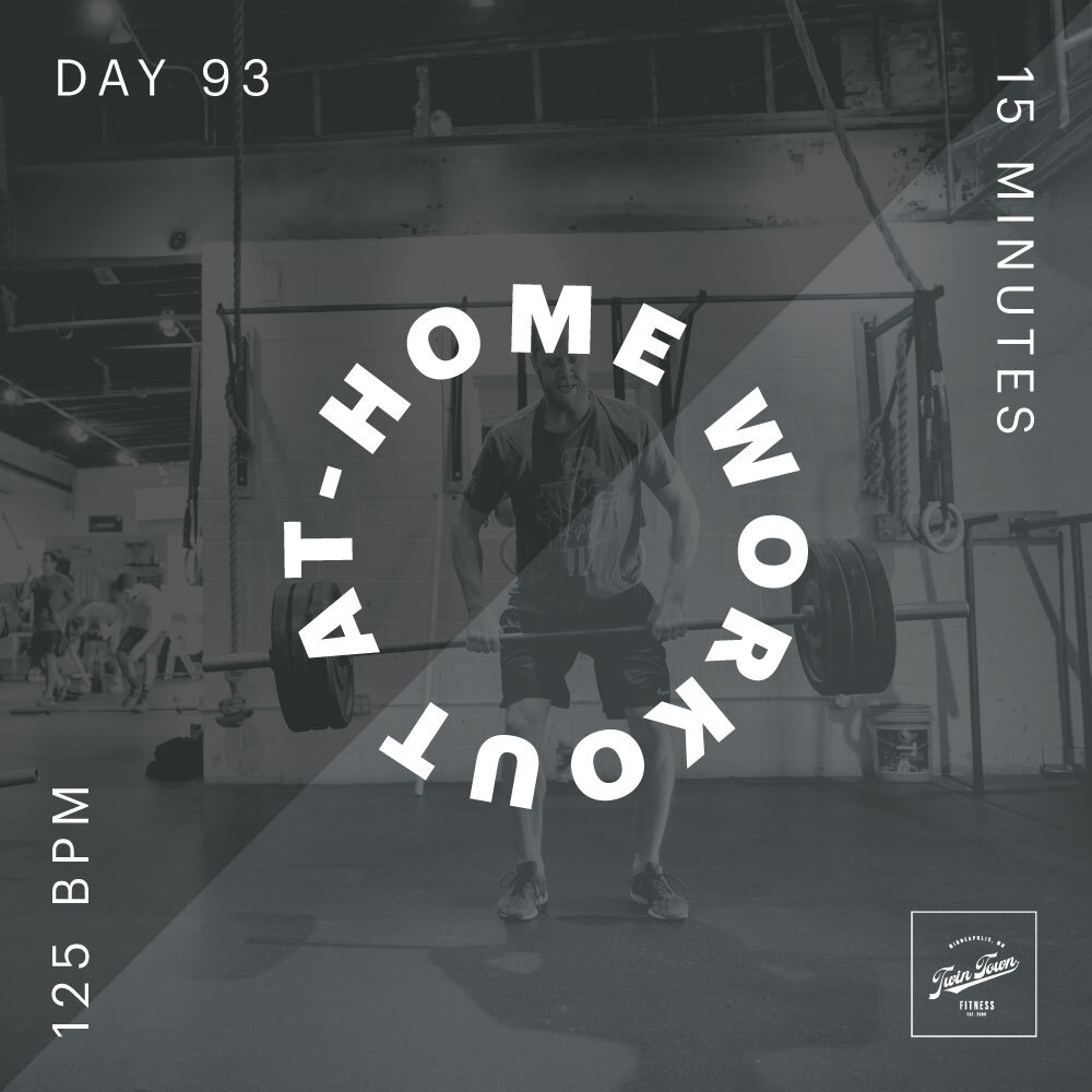 Monday 6/22/2020 At-Home Workout