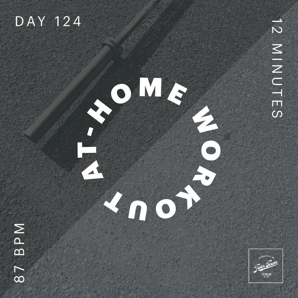 Tuesday 8/4/2020 At-Home Workout