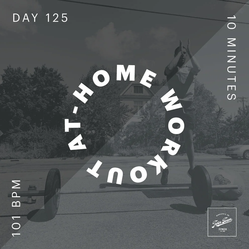 Wednesday 8/5/2020 At-Home Workout