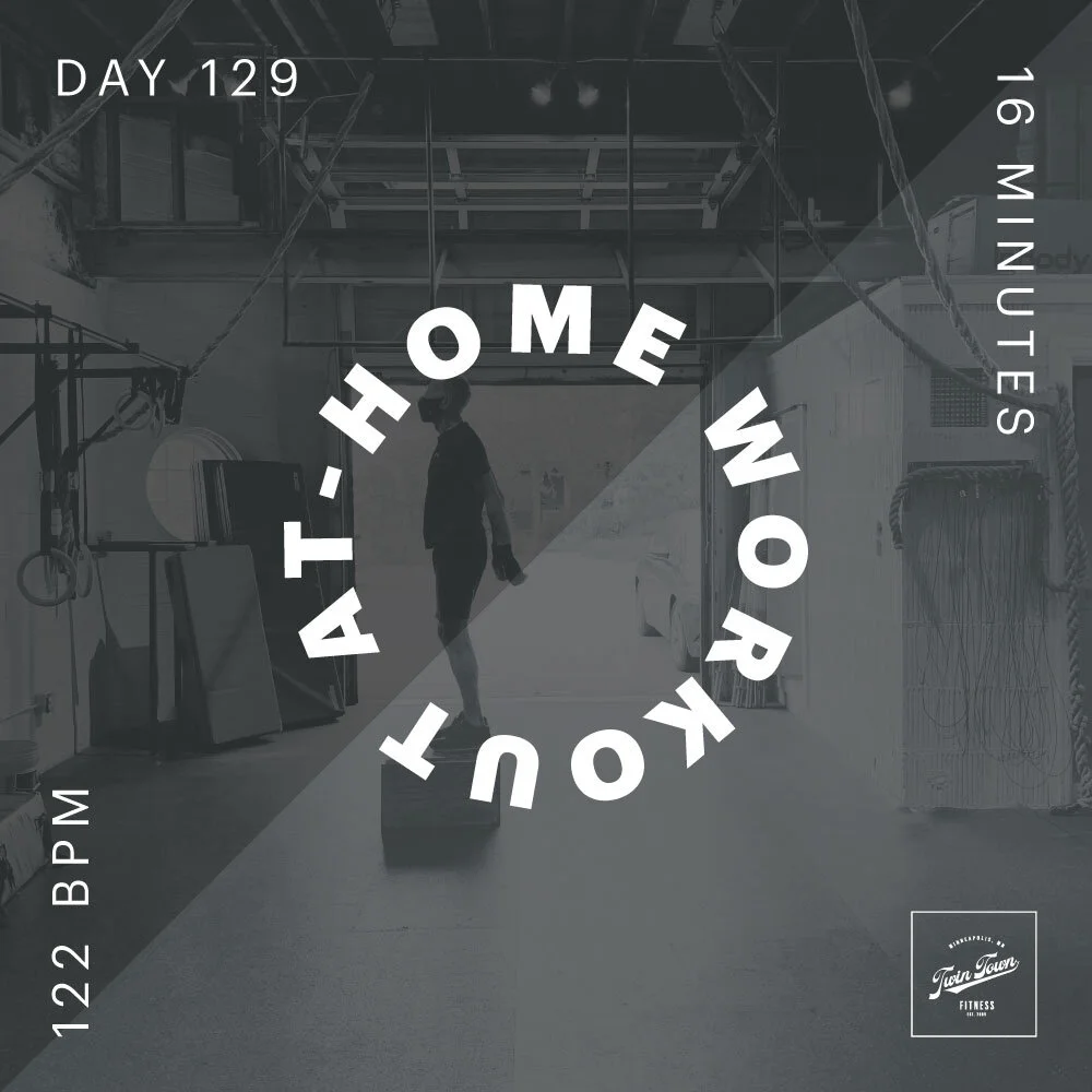 Tuesday 8/11/2020 At-Home Workout