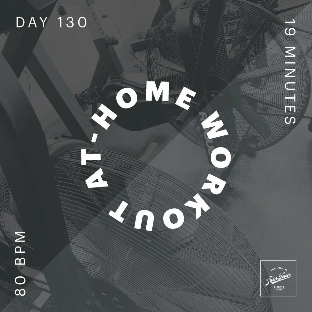 Wednesday 8/12/2020 At-Home Workout