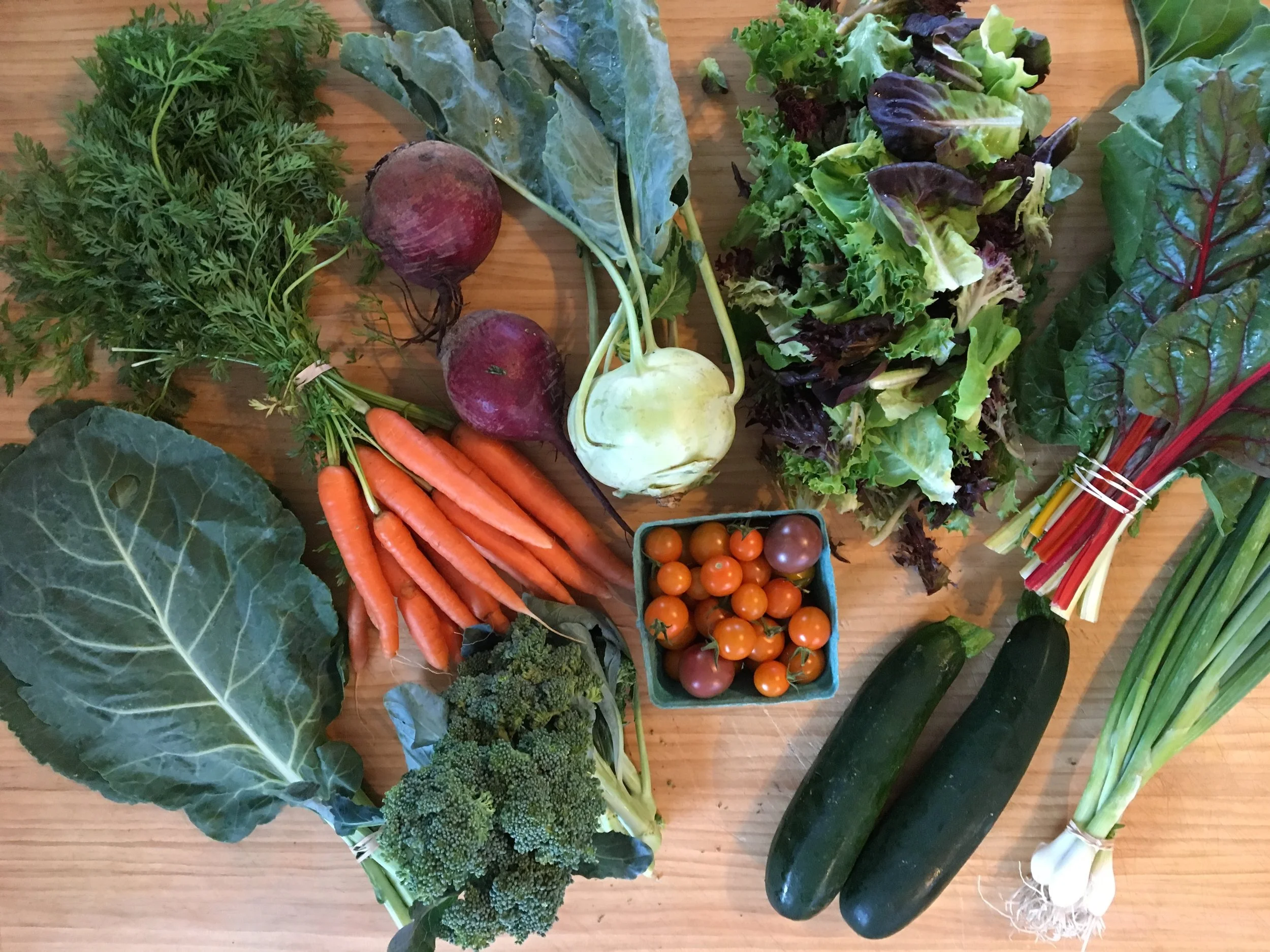 CSA Harvest - Week #9