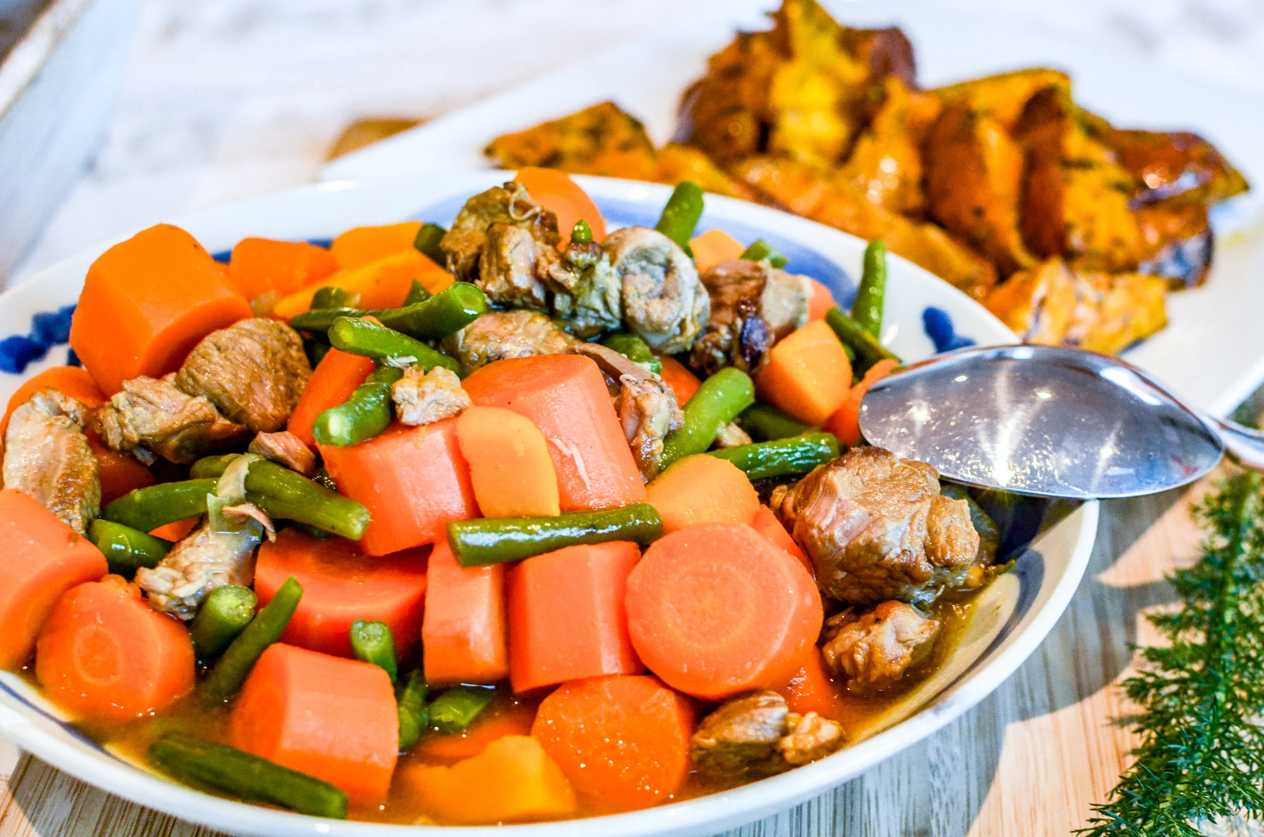 Meal 1 by Chef Simon: Mijoté d'agneau (
Normal
0
21
false
false
false
EN-GB
JA
X-NONE
/* Style Definitions */
table.MsoNormalTable
{mso-style-name:"Tableau Normal";
mso-tstyle-rowband-size:0;
mso-tstyle-colband-size:0;
mso-style-noshow:yes;
mso-style-priority:99;
mso-style-parent:"";
mso-padding-alt:0cm 5.4pt 0cm 5.4pt;
mso-para-margin:0cm;
mso-para-margin-bottom:.0001pt;
mso-pagination:widow-orphan;
font-size:12.0pt;
font-family:Cambria;
mso-ascii-font-family:Cambria;
mso-ascii-theme-font:minor-latin;
mso-hansi-font-family:Cambria;
mso-hansi-theme-font:minor-latin;
mso-ansi-language:EN-GB;}
Agneau, Carottes, Haricots Verts, Potimarron,
Normal
0
21
false
false
false
EN-GB
JA
X-NONE
/* Style Definitions */
table.MsoNormalTable
{mso-style-name:"Tableau Normal";
mso-tstyle-rowband-size:0;
mso-tstyle-colband-size:0;
mso-style-noshow:yes;
mso-style-priority:99;
mso-style-parent:"";
mso-padding-alt:0cm 5.4pt 0cm 5.4pt;
mso-para-margin:0cm;
mso-para-margin-bottom:.0001pt;
mso-pagination:widow-orphan;
font-size:12.0pt;
font-family:Cambria;
mso-ascii-font-family:Cambria;
mso-ascii-theme-font:minor-latin;
mso-hansi-font-family:Cambria;
mso-hansi-theme-font:minor-latin;
mso-ansi-language:EN-GB;}
Pommes de terres douces, ignons, Ail, Cumin) 