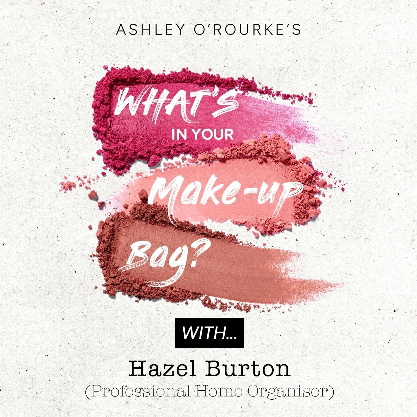 Next up for &ldquo;What&rsquo;s in your makeup bag?&rdquo; is Ireland&rsquo;s Queen of declutterring and professional home organiser Hazel Burton. Always fun working together @thehomereset.ie 
Tune in tomorrow ,Thursday 5th of March. 
💄 💋 
#whatsin