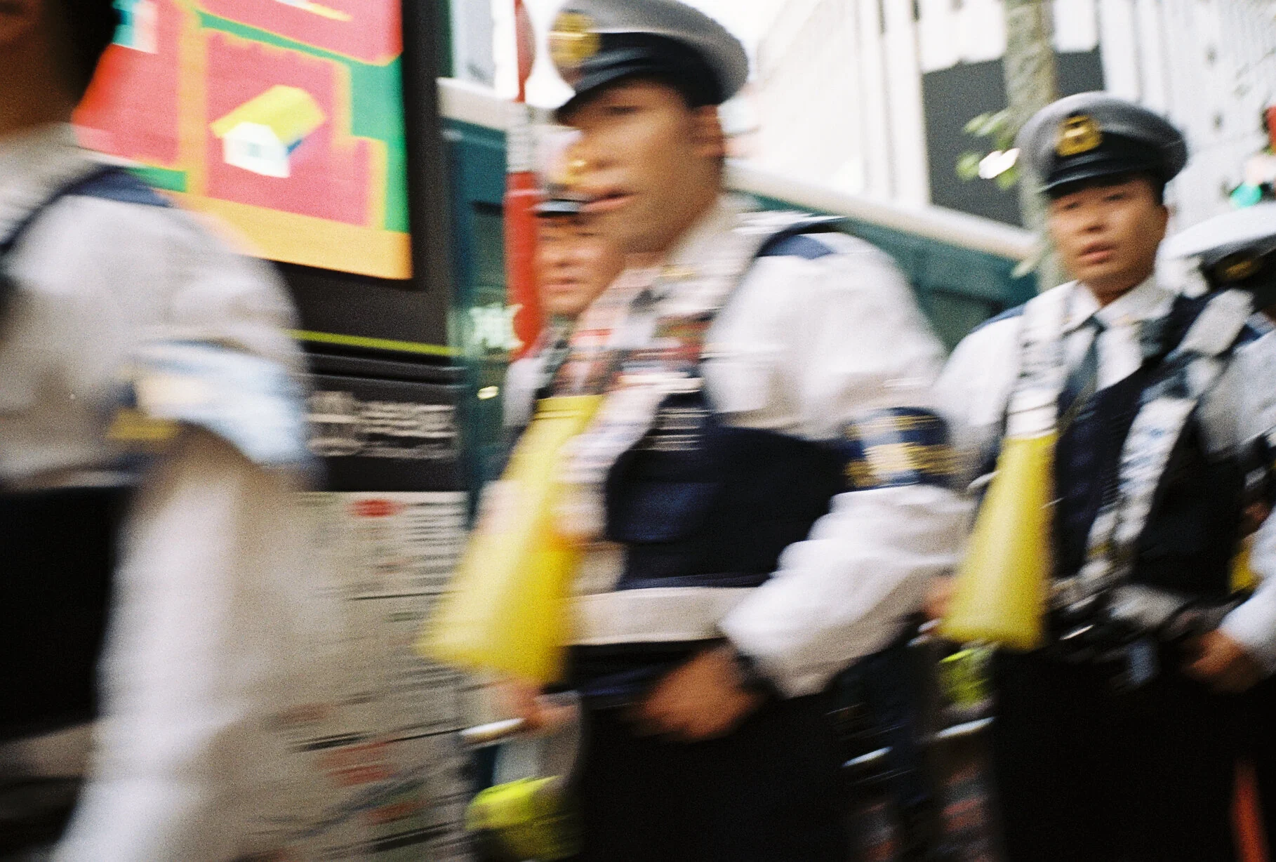 blurred patrol - shibuya