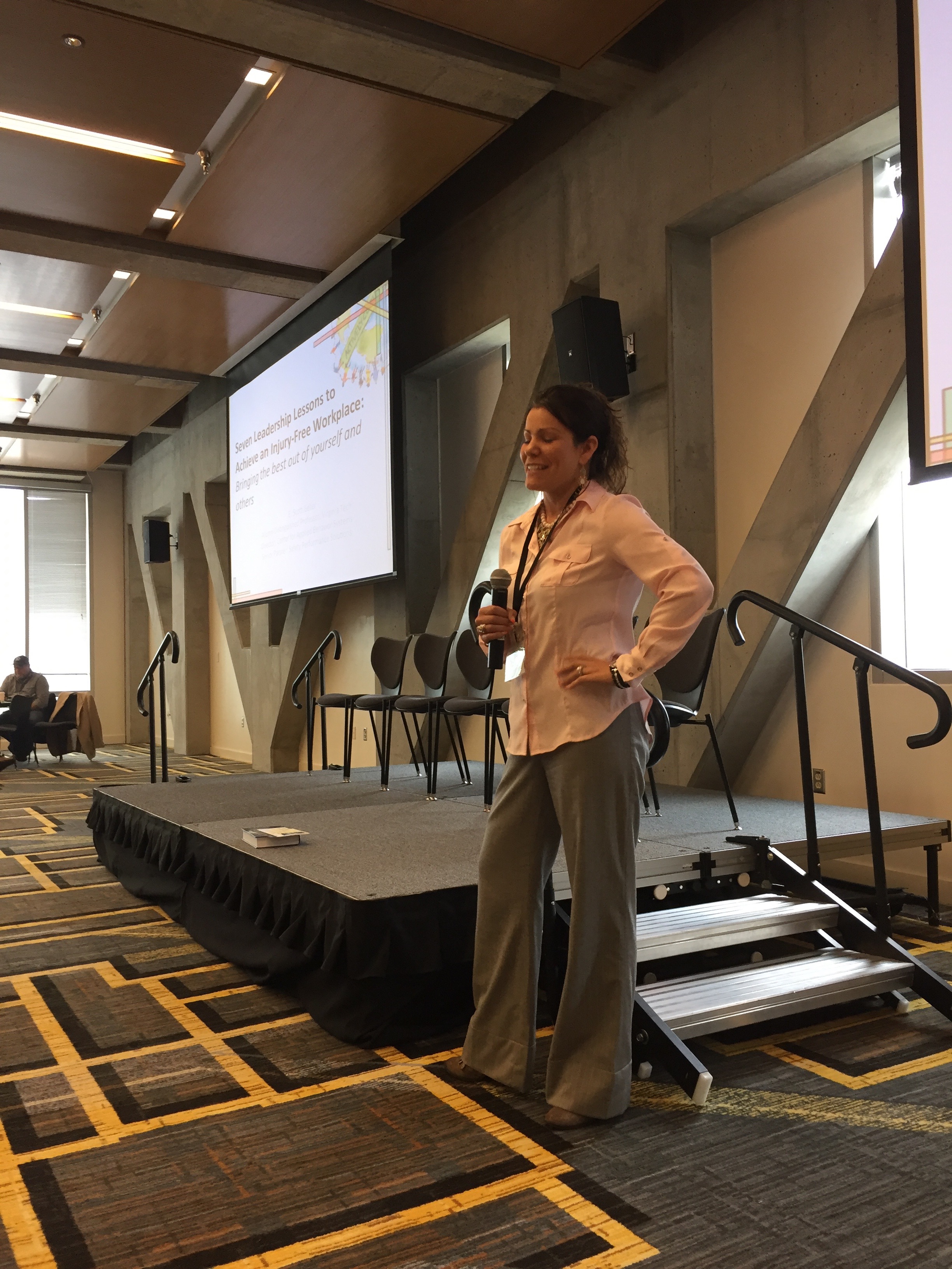 Krista Geller (Bechtel Corporation) conducting a break-out session.
