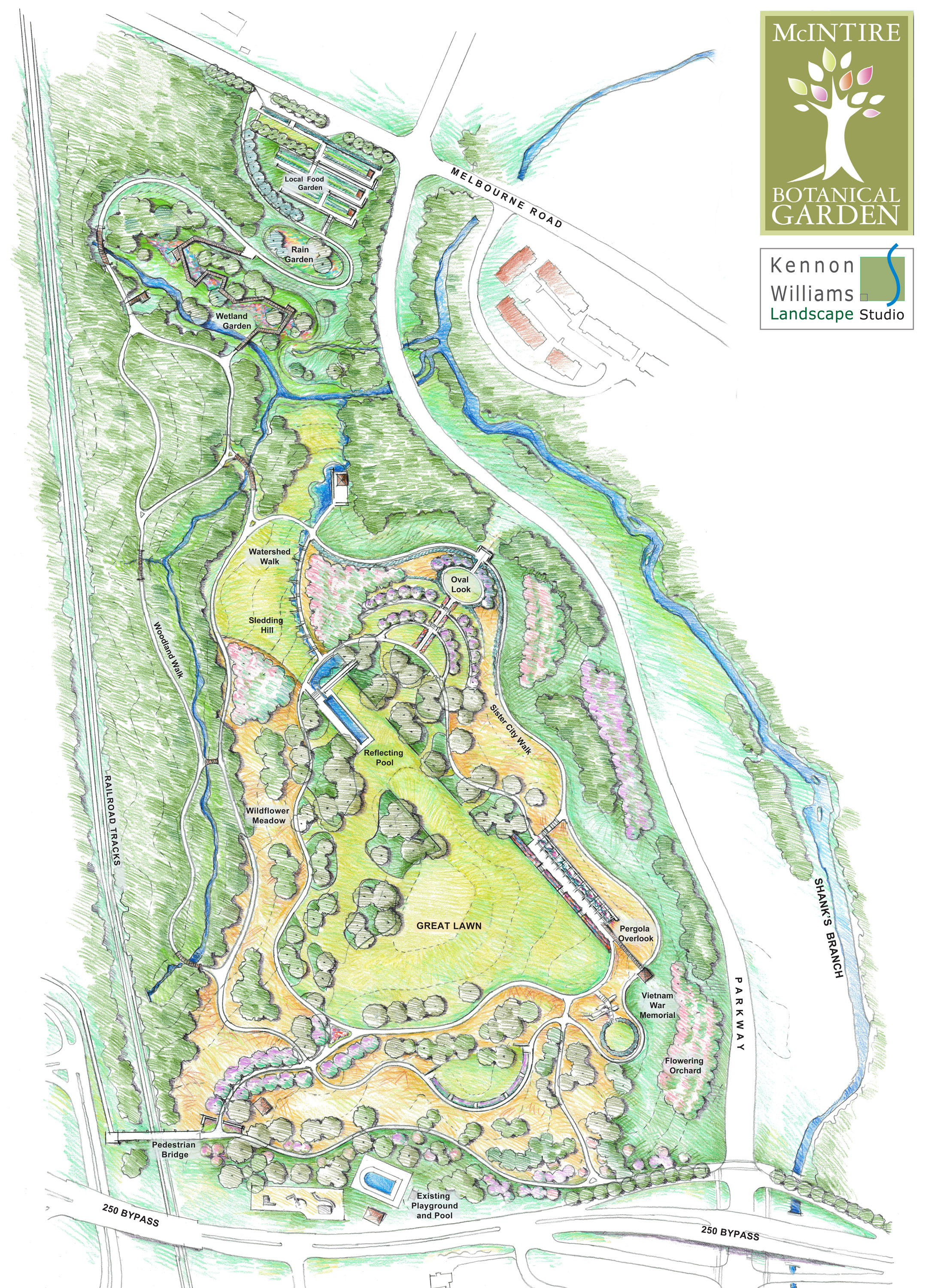 Proposed McIntire Botanical Garden Master Plan