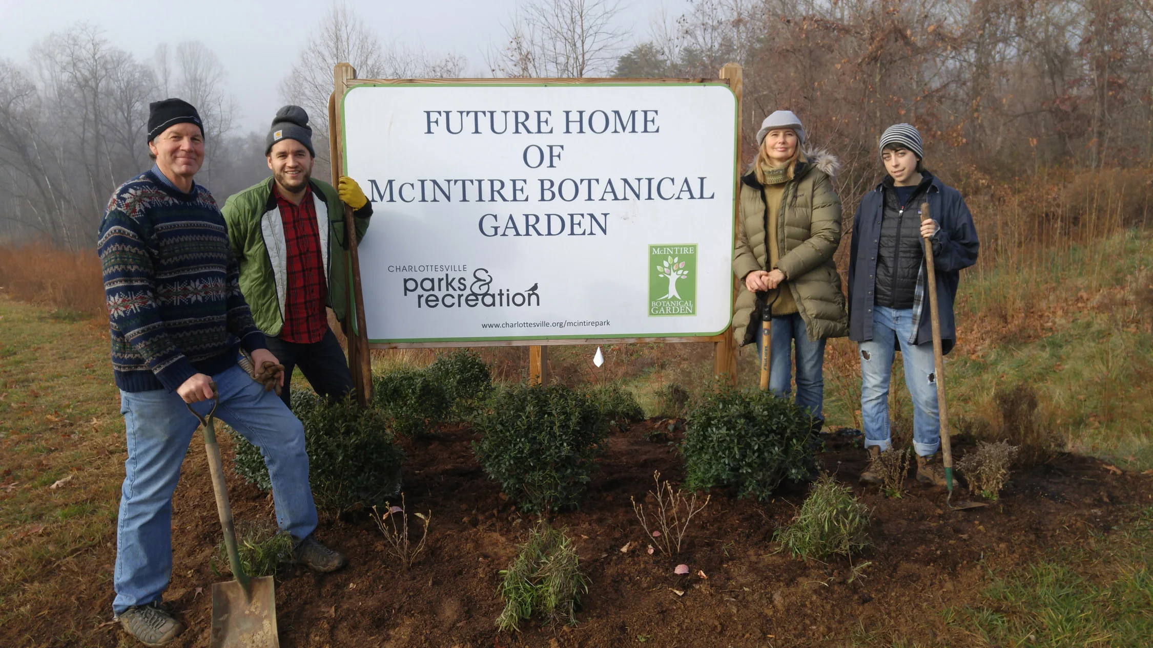 McIntire Botanical Garden Planting