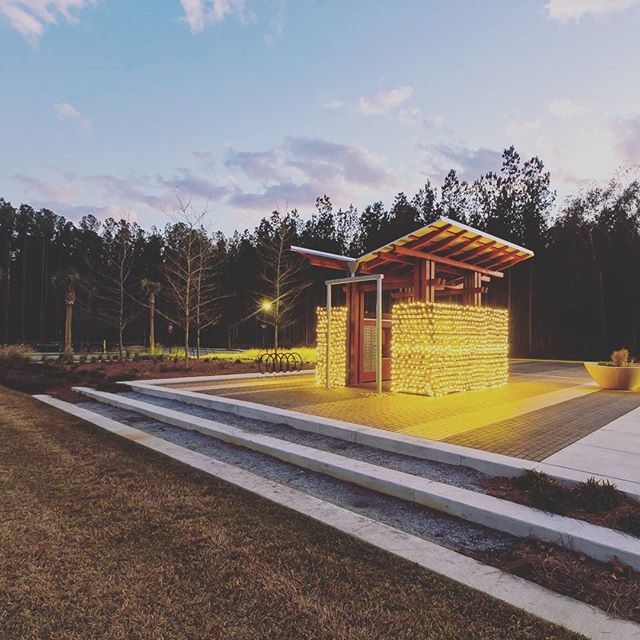 Nexton Postal Pavilion during the holidays