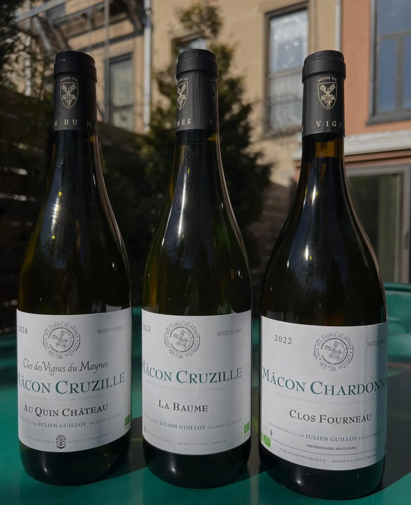 @closdesvignesdumaynes was created by the monks of the Abbey in Cluny in 910. From the beginning, Pierre and after him, his son Alain, elected to make wines using organic farming, without chemicals, without weedkillers, without insecticides. Julien j