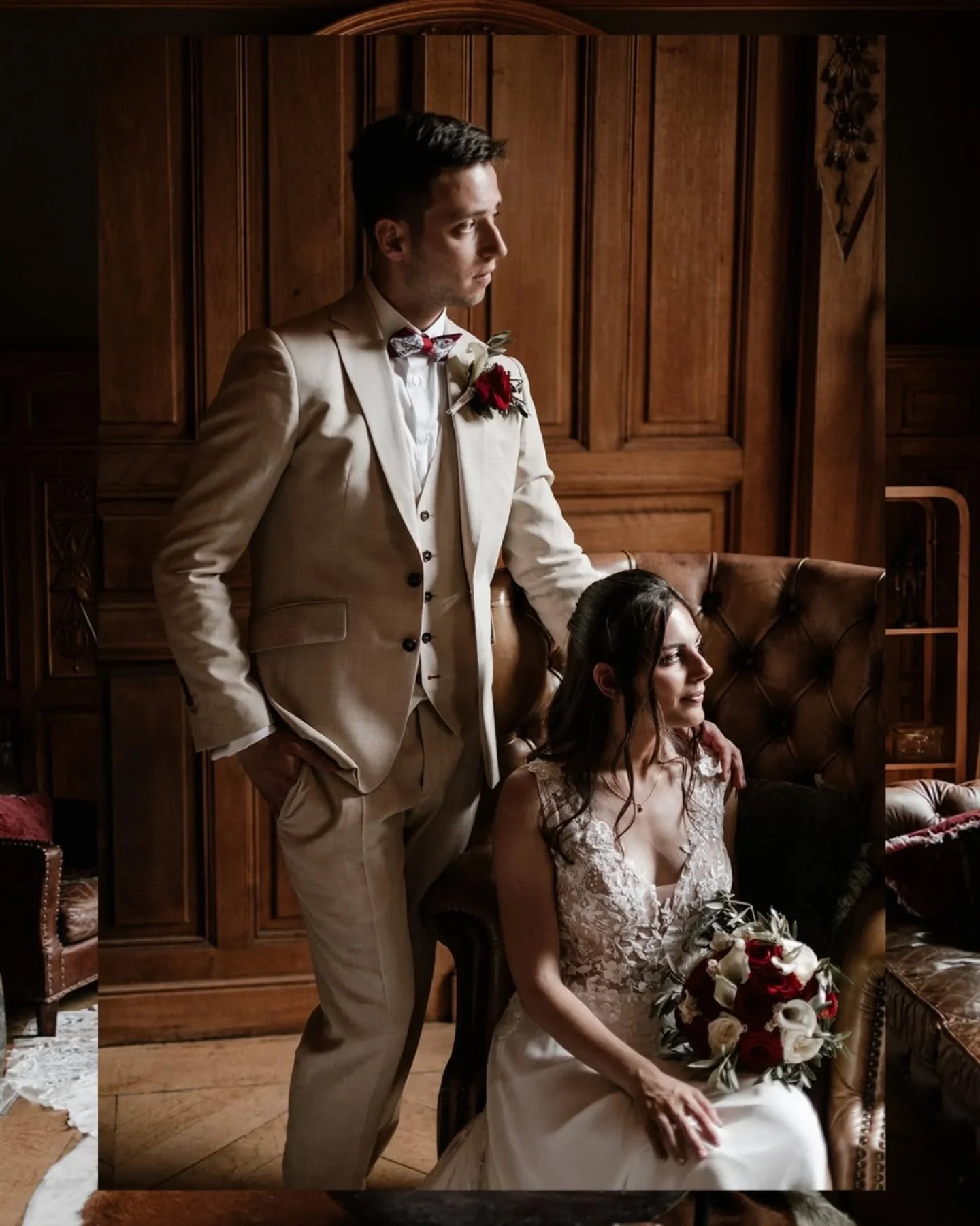 Un mariage, ce n&rsquo;est pas seulement un jour.
C&rsquo;est tout ce qui a &eacute;t&eacute; construit avant.
Les regards appris avec le temps,
les mains qui se cherchent sans se perdre,
les silences qui rassurent autant que les mots.

Ici, tout par