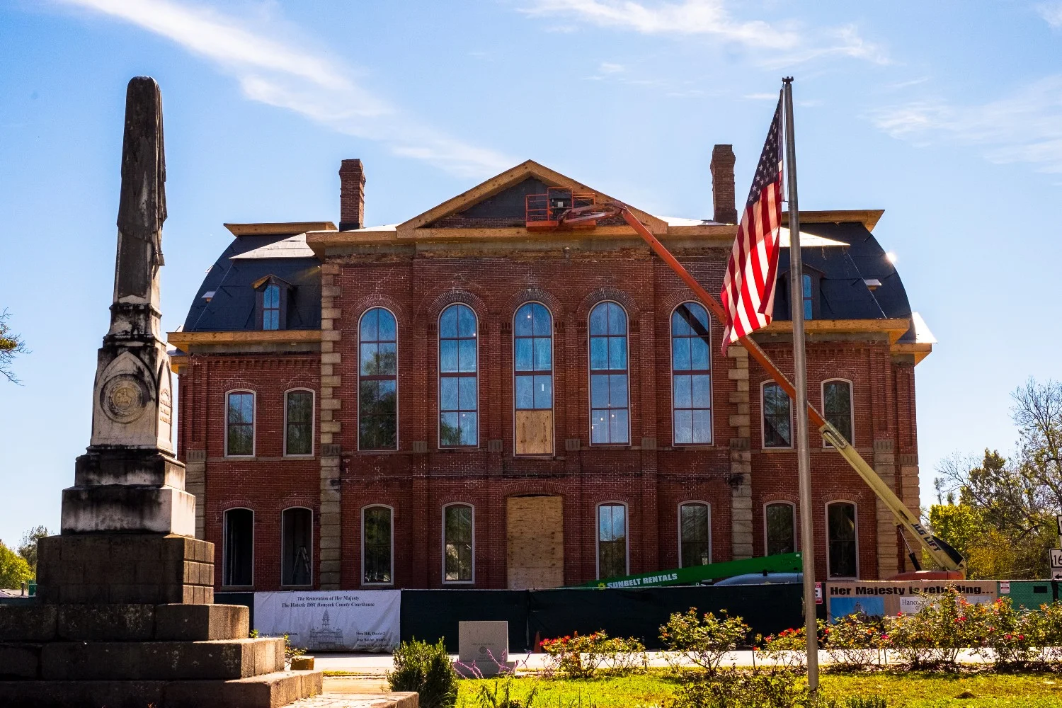 Hancock County Courthouse in Sparta, Georgia, “Her Majesty” (Image caputured by John Lee Fisher)