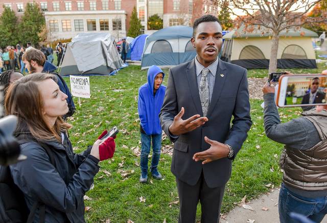 Payton Head, president of the Missouri Students Association. Photo: Allison Long.