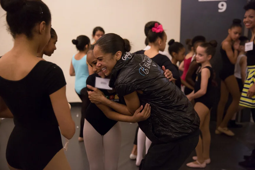 Misty Copeland visits dancers under Project Plié