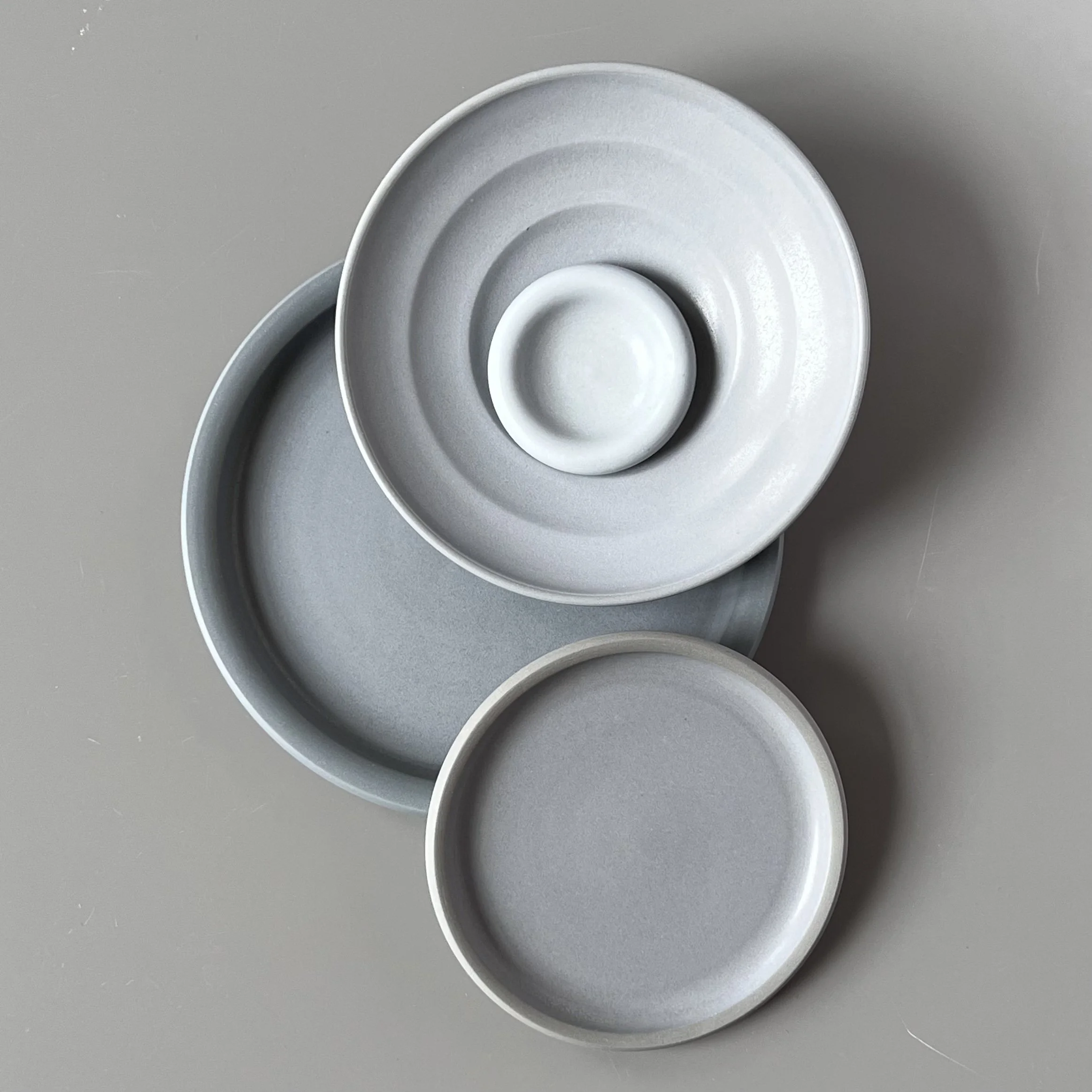 prop stylist's collection in grey & blue-grey