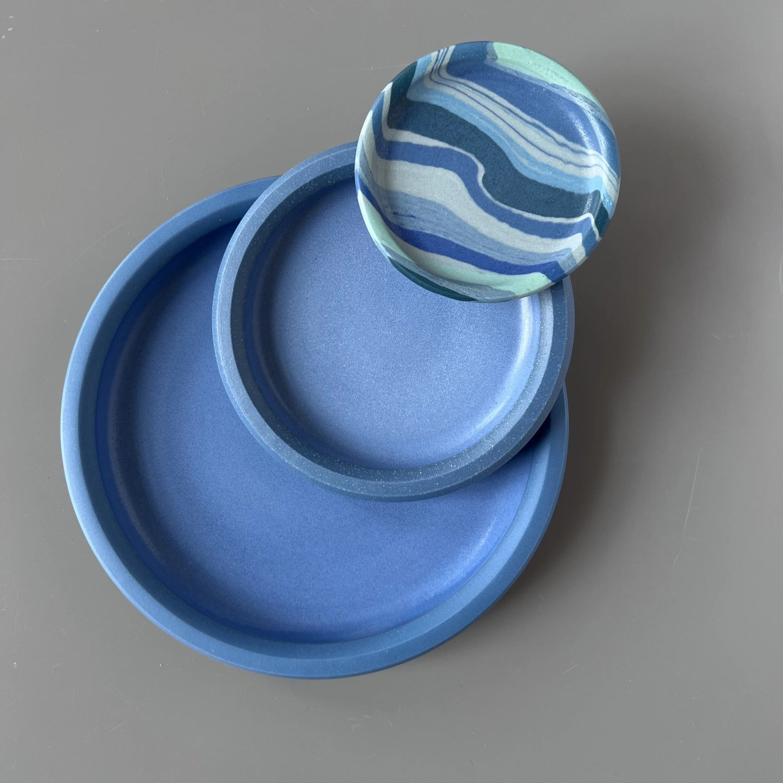 prop stylist's collection of blues