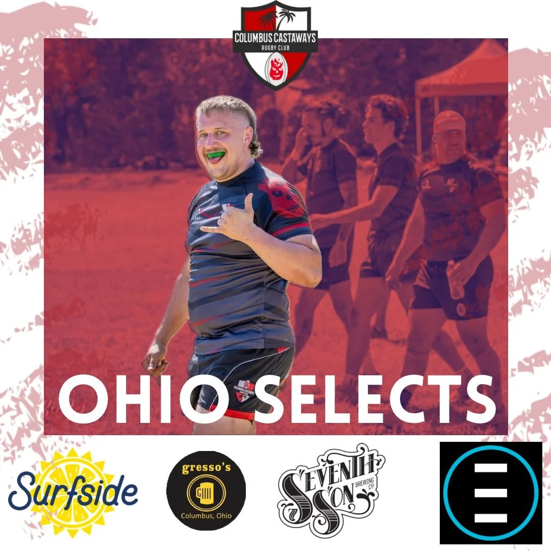 Congrats to Castaway, Eli Corder, who has been chosen to represent the Ohio Selects!

Bennie White (not shown), who has represented both the Castaways and Scioto Valley, has also been selected!

Good luck in Pittsburgh!

#rugby #midwestrugby #castawa