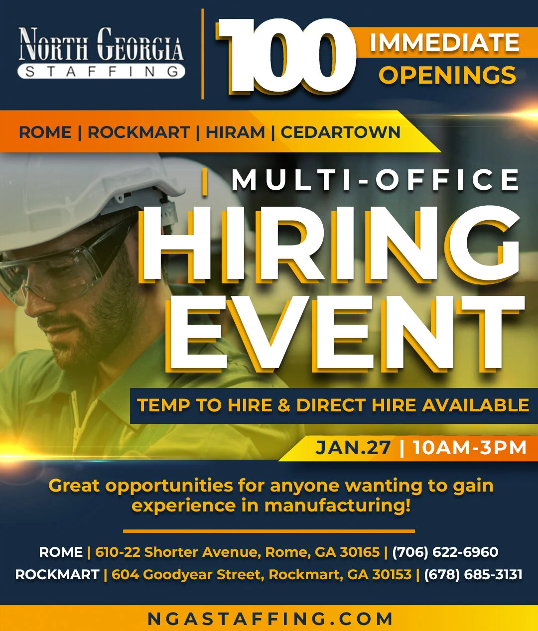 NGA STAFFING EVENTS — NGA Staffing