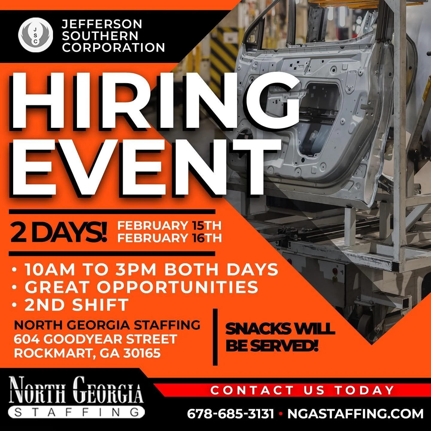 NGA STAFFING EVENTS — NGA Staffing