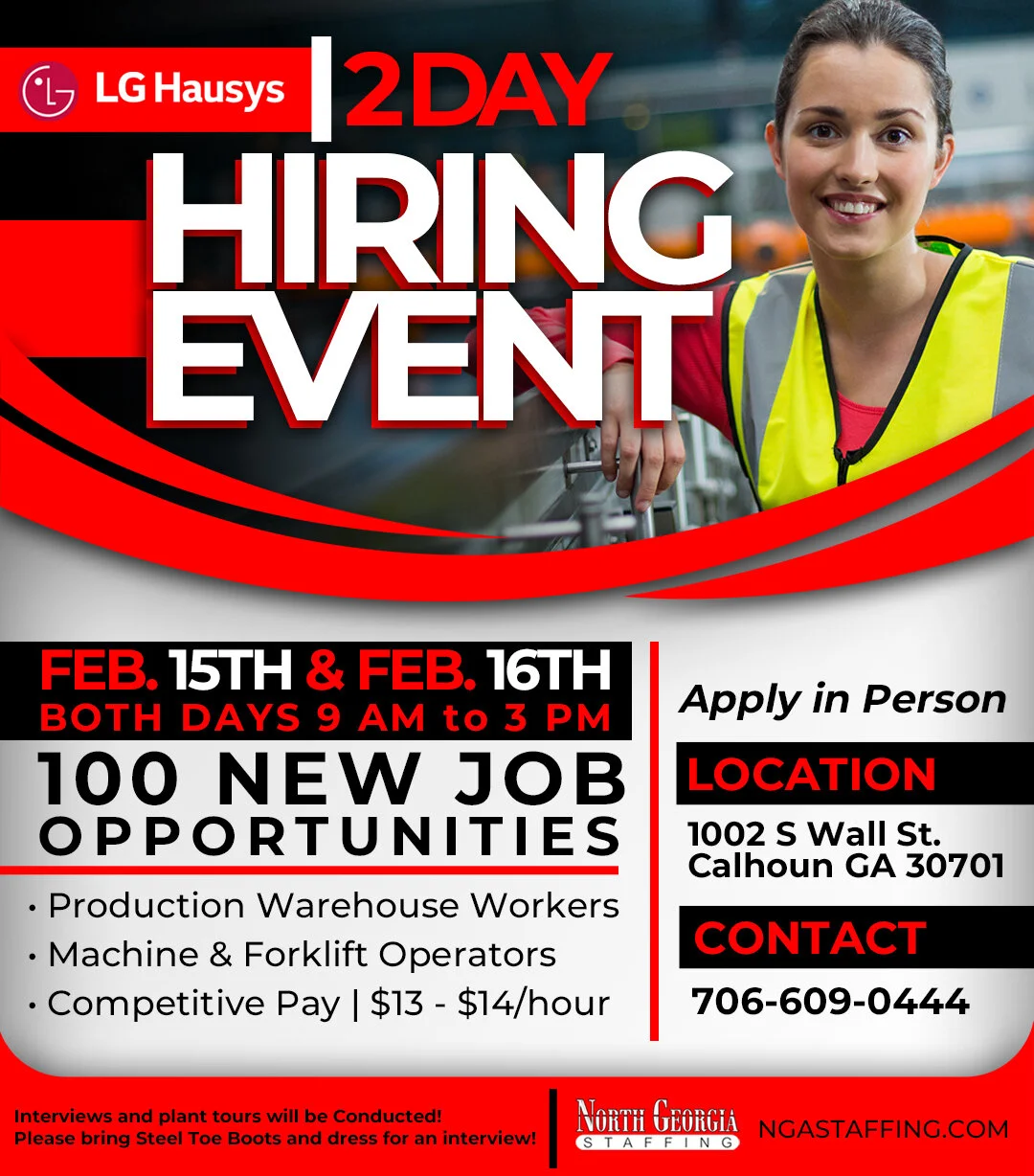 NGA STAFFING EVENTS — NGA Staffing