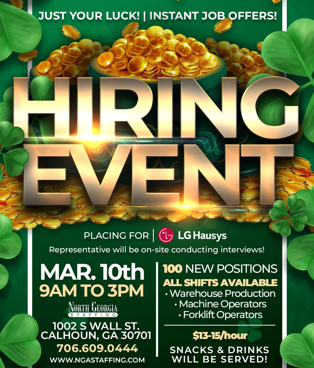 NGA STAFFING EVENTS — NGA Staffing