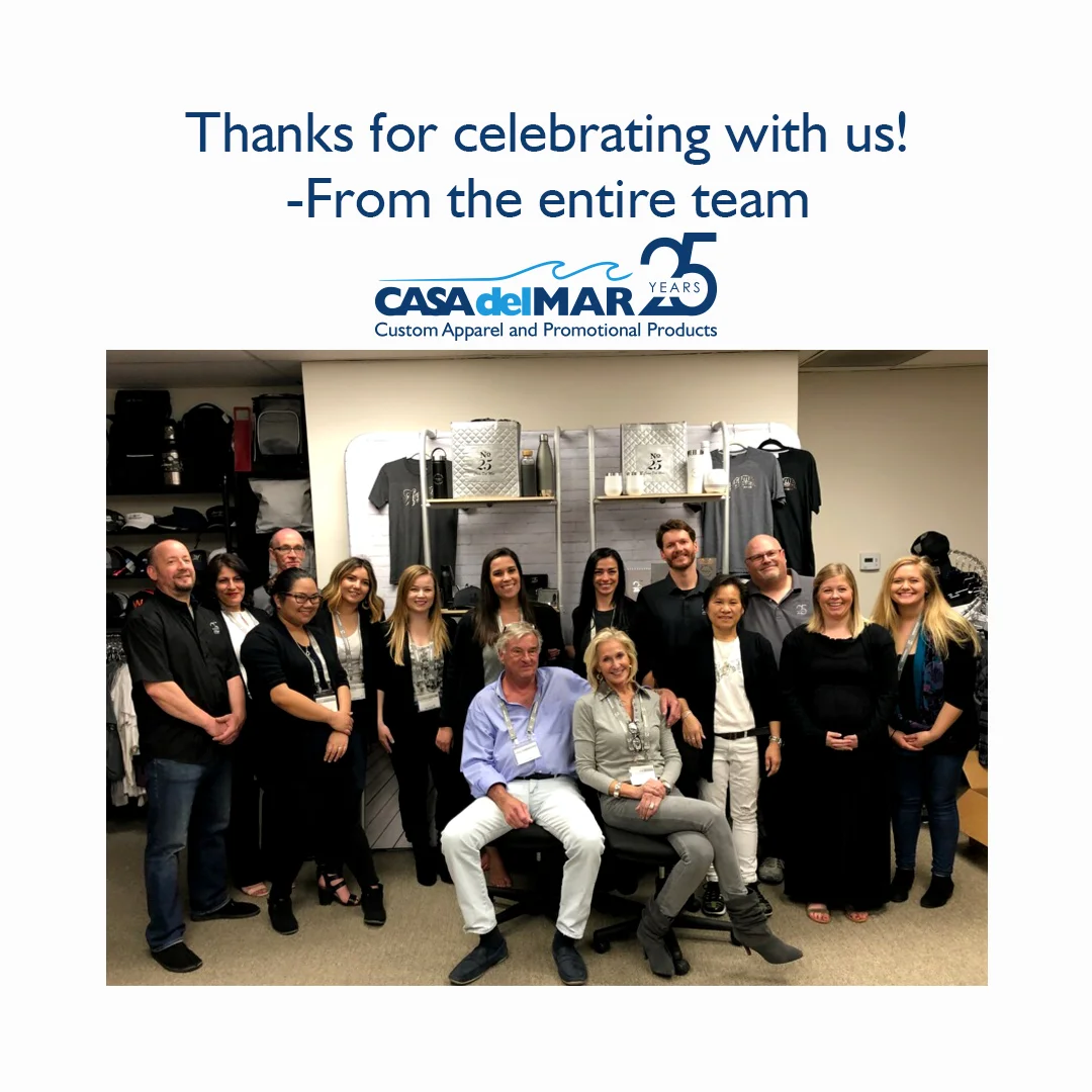 San Diego, Embroidery, Promotional Products, Screen Printing, Anniversary, Party
