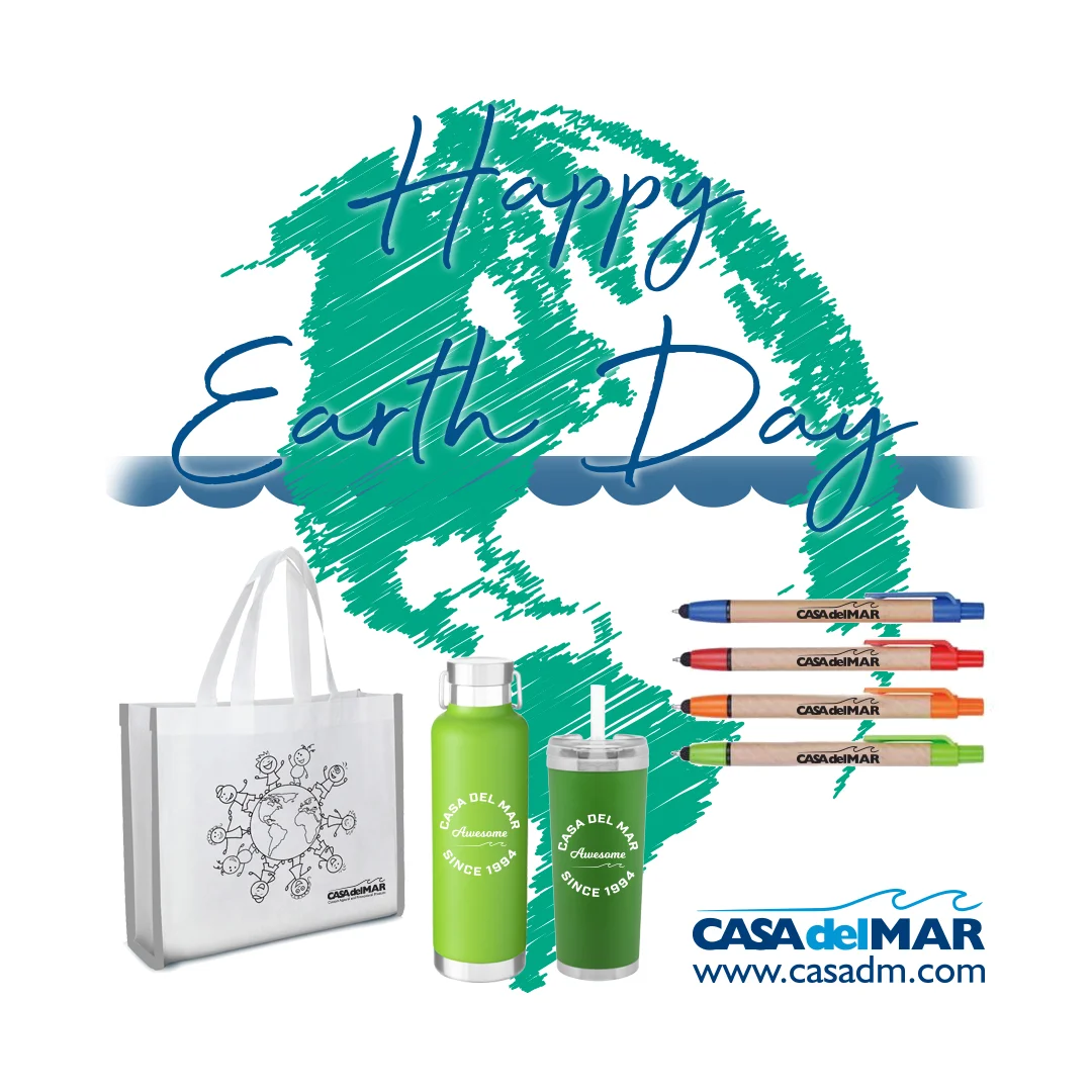 earth day, earth day 2019, embroidery, screen printing, san diego, california, promotional items, apparel, custom, earth friendly, environmentally friendly