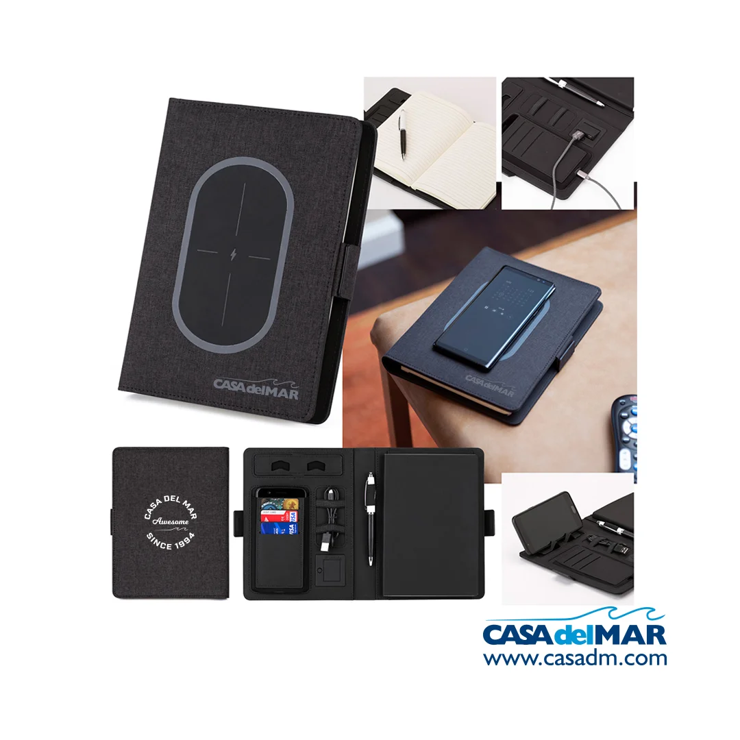 Portfolio, Wireless Charger, USB Port, Screen Printing, Promotional Products, Promotional Items, Sales, Pen, Notebook, Portfolio, Branding