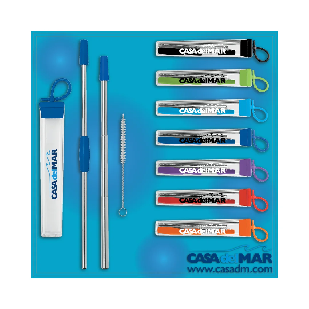 Reusable Straw, Reusable Straws, Straws, Stainless Steel, Eco Friendly, Reusable, San Diego, Promotional Products, California, Screen Printing, Trade Show Giveaways