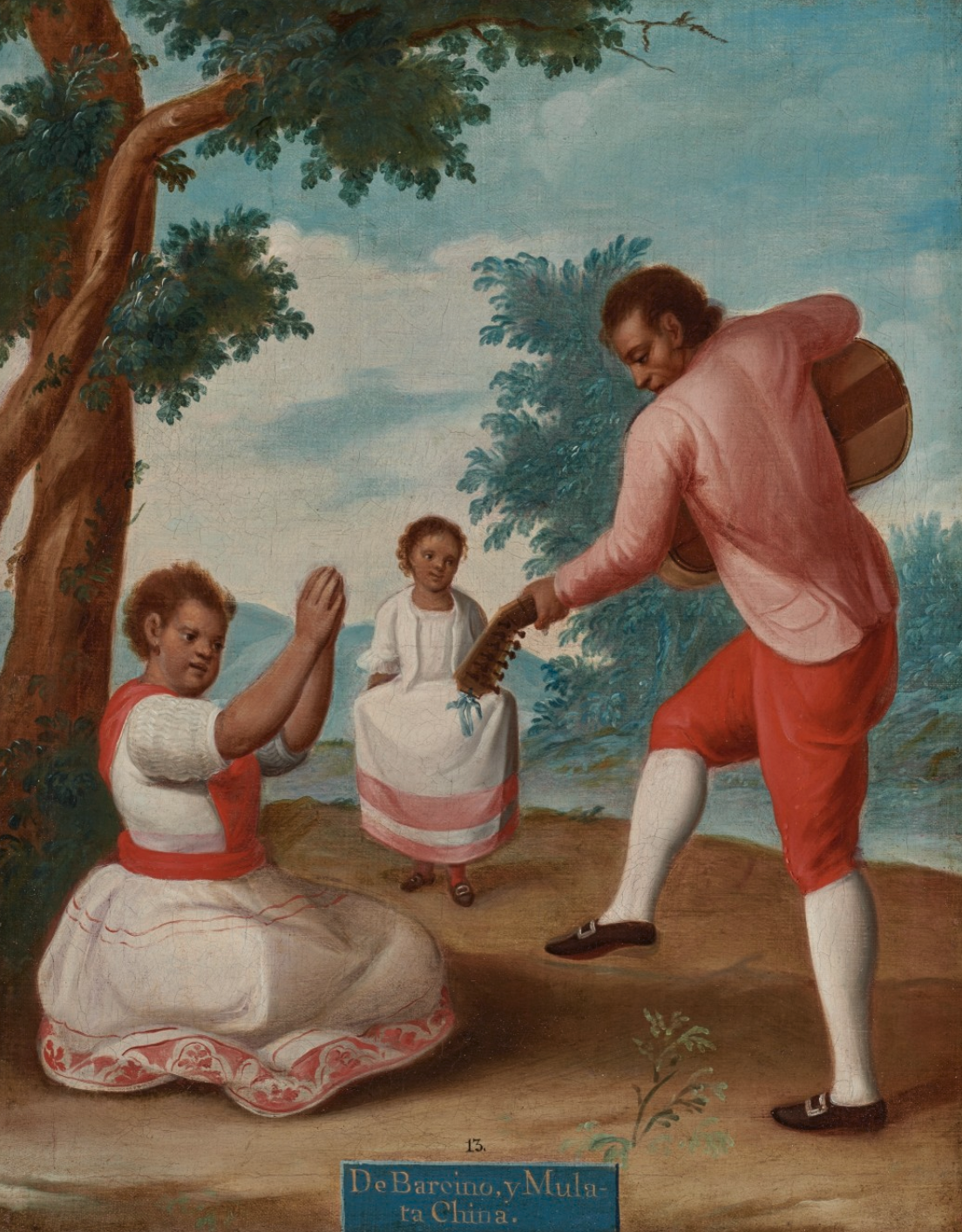 Francisco Clapera, "DE BARCINO, Y MULATA, CHINA", 1775