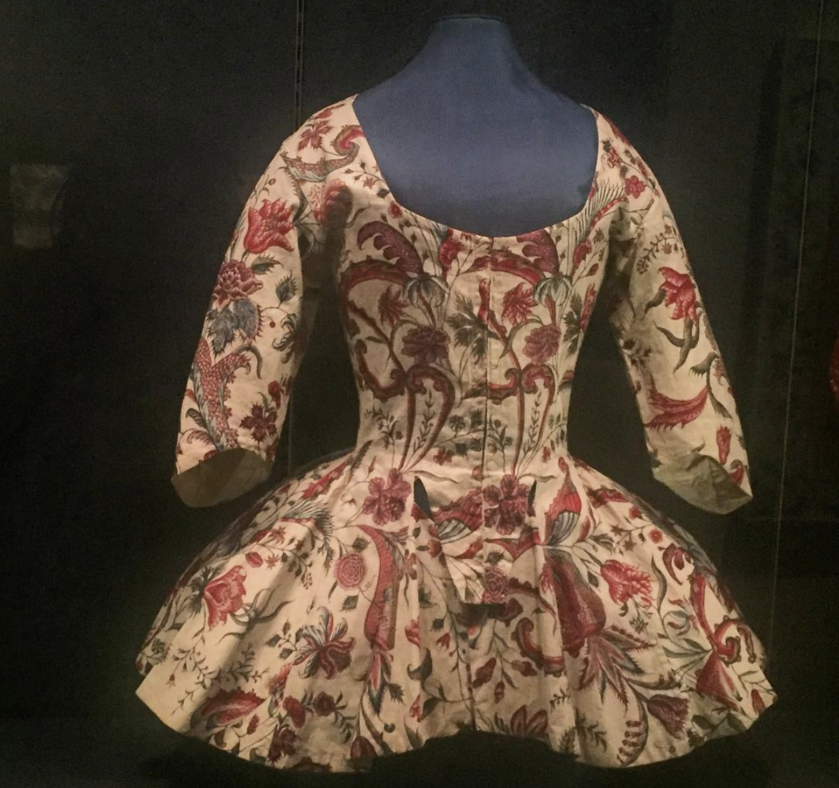 Printed Bodice at Colonial Williamsburg