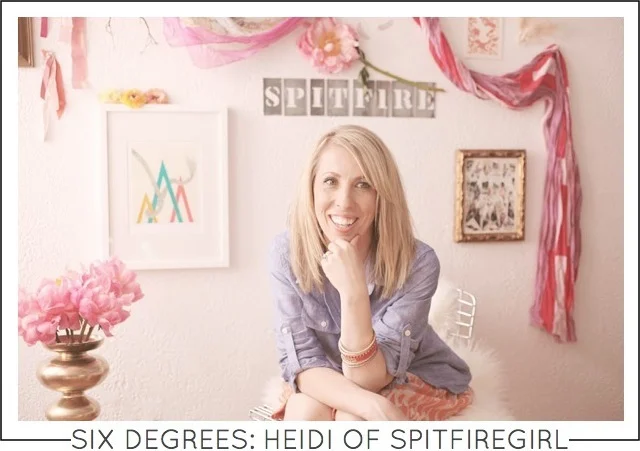 Six Degrees Heidi Yager of Spitfiregirl featured on Capella Kincheloe Interior Design