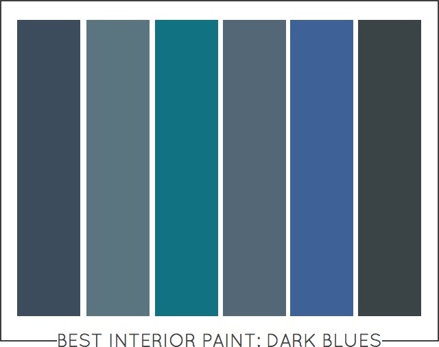 Best Interior Paint Colors Dark Blues Capella Kincheloe