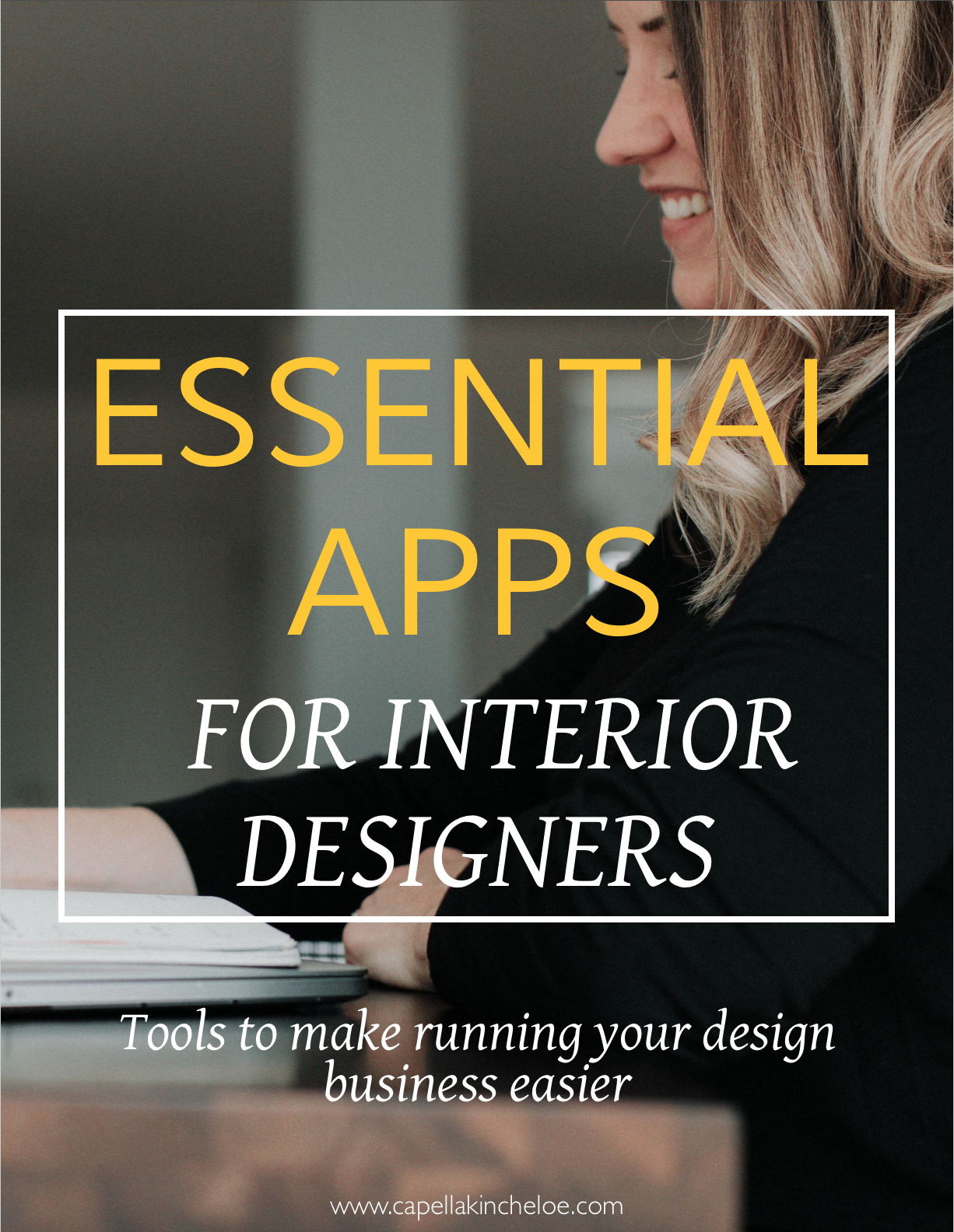 The bare minimum essential apps for running an interior design business. Don't get too bogged down in what you should be using!