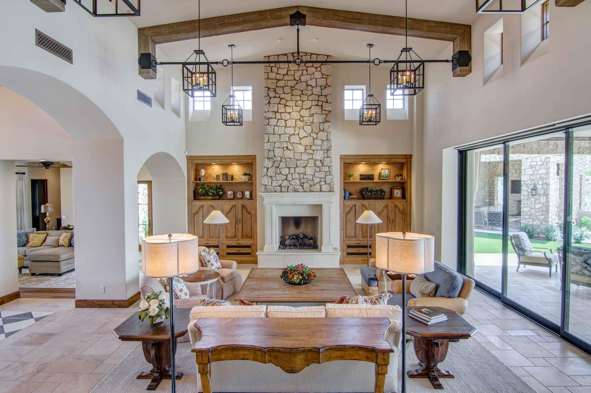 Arizona Great Room interior design by J White Designs