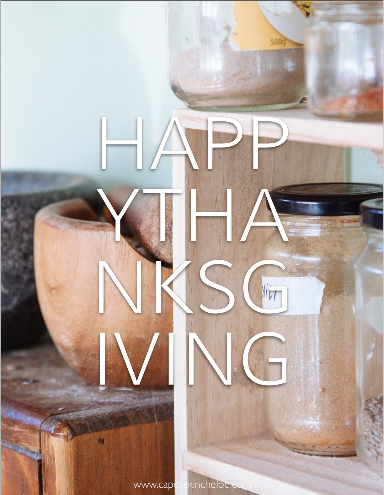Happy Thanksgiving from Capella Kincheloe!