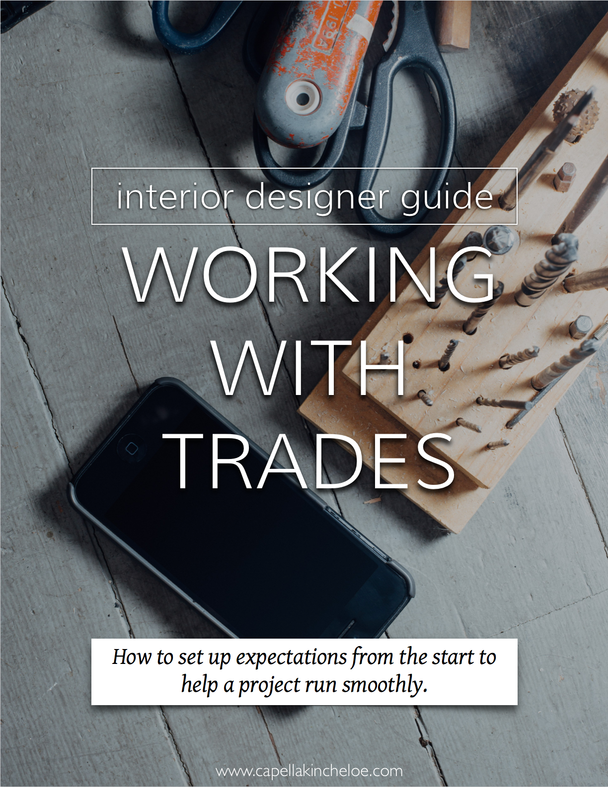 Need help managing trades on your interior design project? Read this. #interiordesignbusiness #cktradesecrets #workingwithtrades