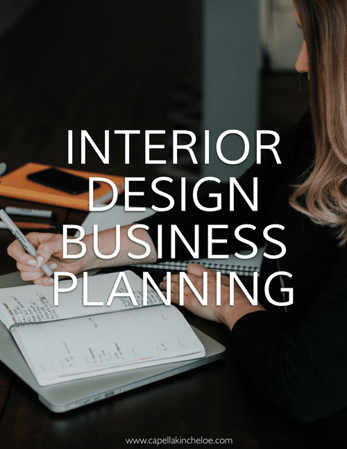 2019 Interior Design Business Planner — Capella Kincheloe