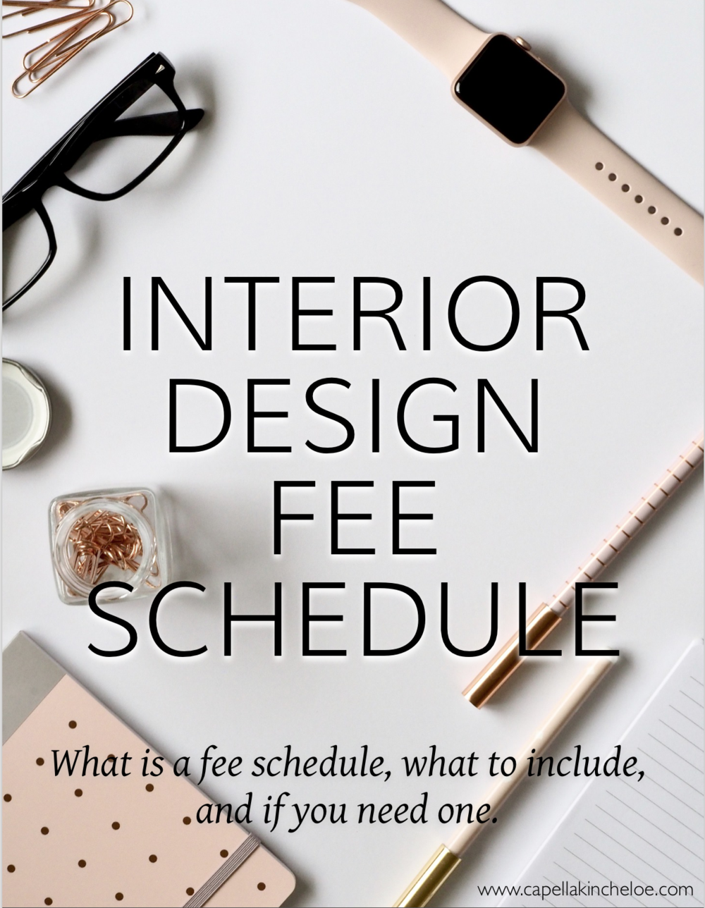 Fee Schedule for Interior Designers