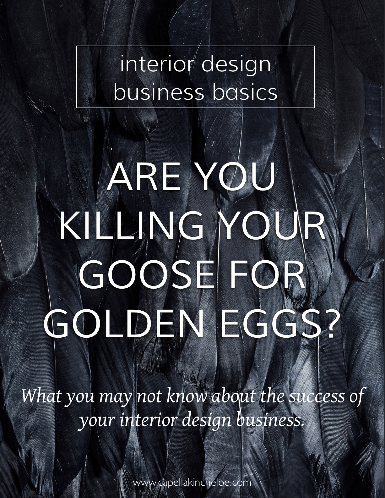 What a Goose and Golden Egg Has to Do With Interior Design Business