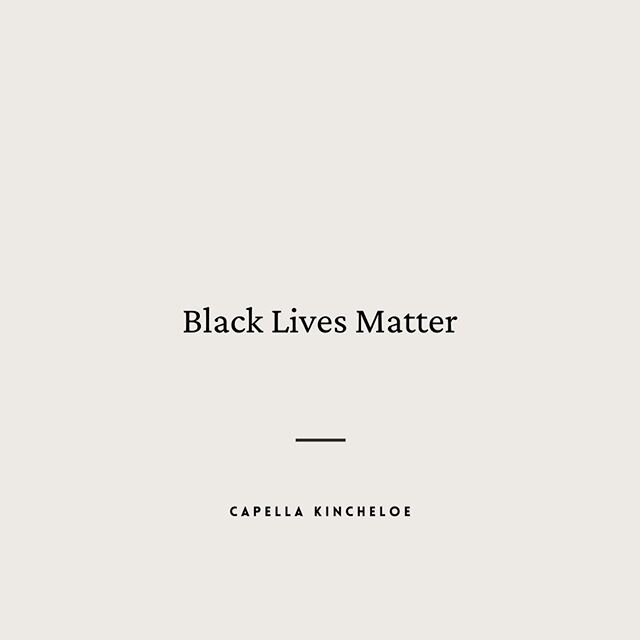 In case you're not sure where I stand.⁠
⁠
Black Lives Matter. ⁠
⁠
If you'd like to talk about how to be part of the solution, to help dismantle racism in this country, leave a comment or DM me. ⁠
⁠
However, the best way to really learn is to listen (