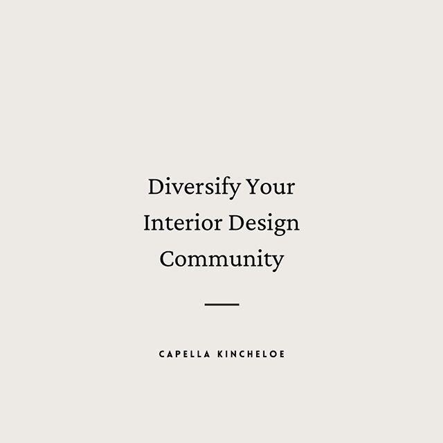 BIPOC people &amp; businesses to follow:⁠
⁠
⁠
@sgardnerstyle / @keiamcswain / @carmeon.hamilton / @blackinteriordesignersnetwork / @daykarobinson/ @mrserikaward / @leahdalexander_ / @reclaimedkarma / @nicolemcrowder / @dwellbycheryl / @roporterdesign