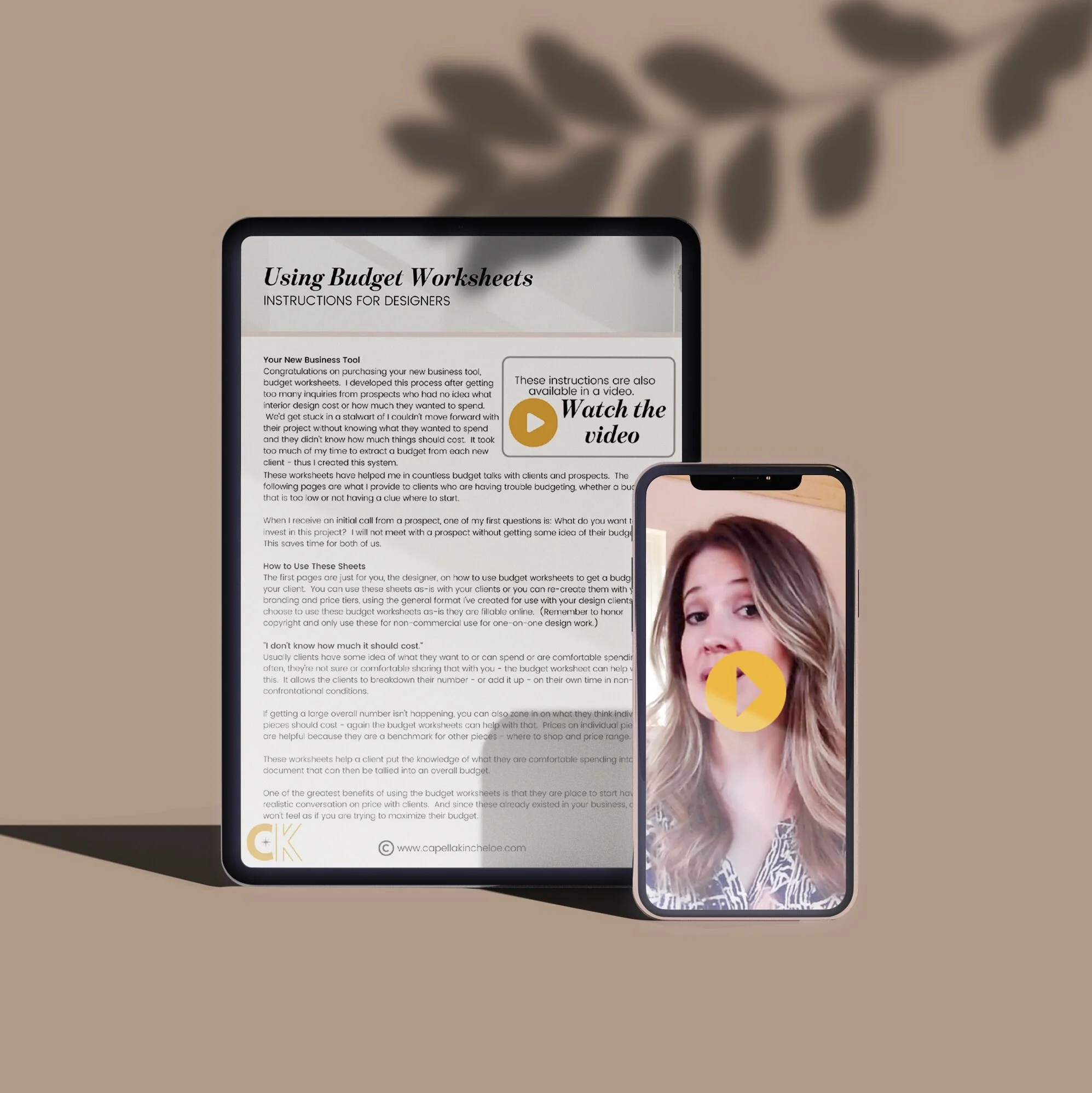 Client Budget Worksheets