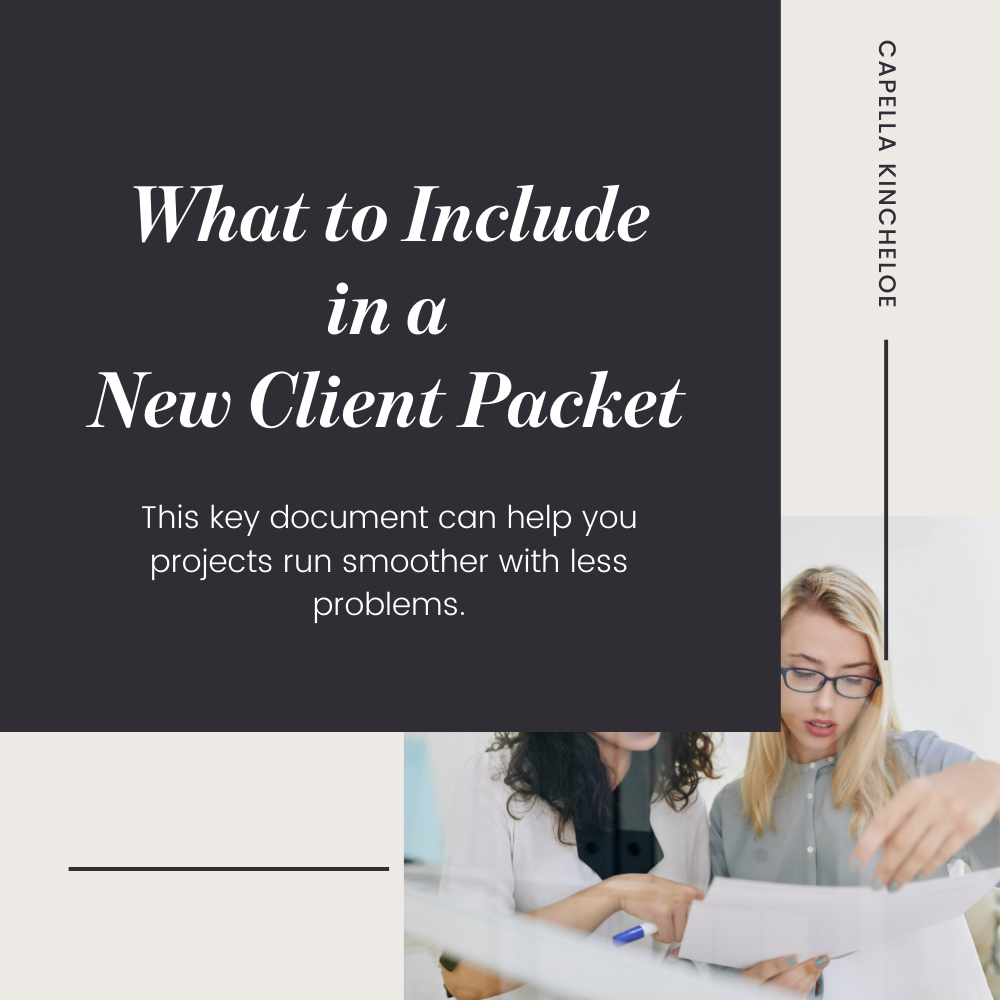 What to Include in a New Client Packet