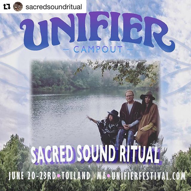 #Repost @sacredsoundritual - Have you heard? We&rsquo;re bringing our magic to #unifierfestival this year! We&rsquo;ll be playing twice on Friday (early evening and later on). Stay tuned for the full dish, but we wanted you all to be the first to kno