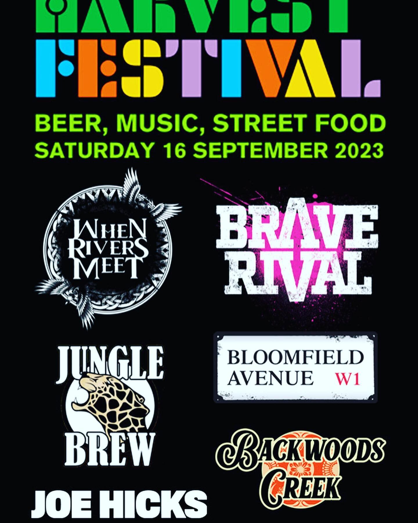 Our friends in Farnham @hogsbackbrewery are letting us go wild at their hop harvest music and (excellent) beer festival, Saturday 16th February stage time 10pm. We love it there, and we know you will too. Make sure you pop it in your diaries - come f