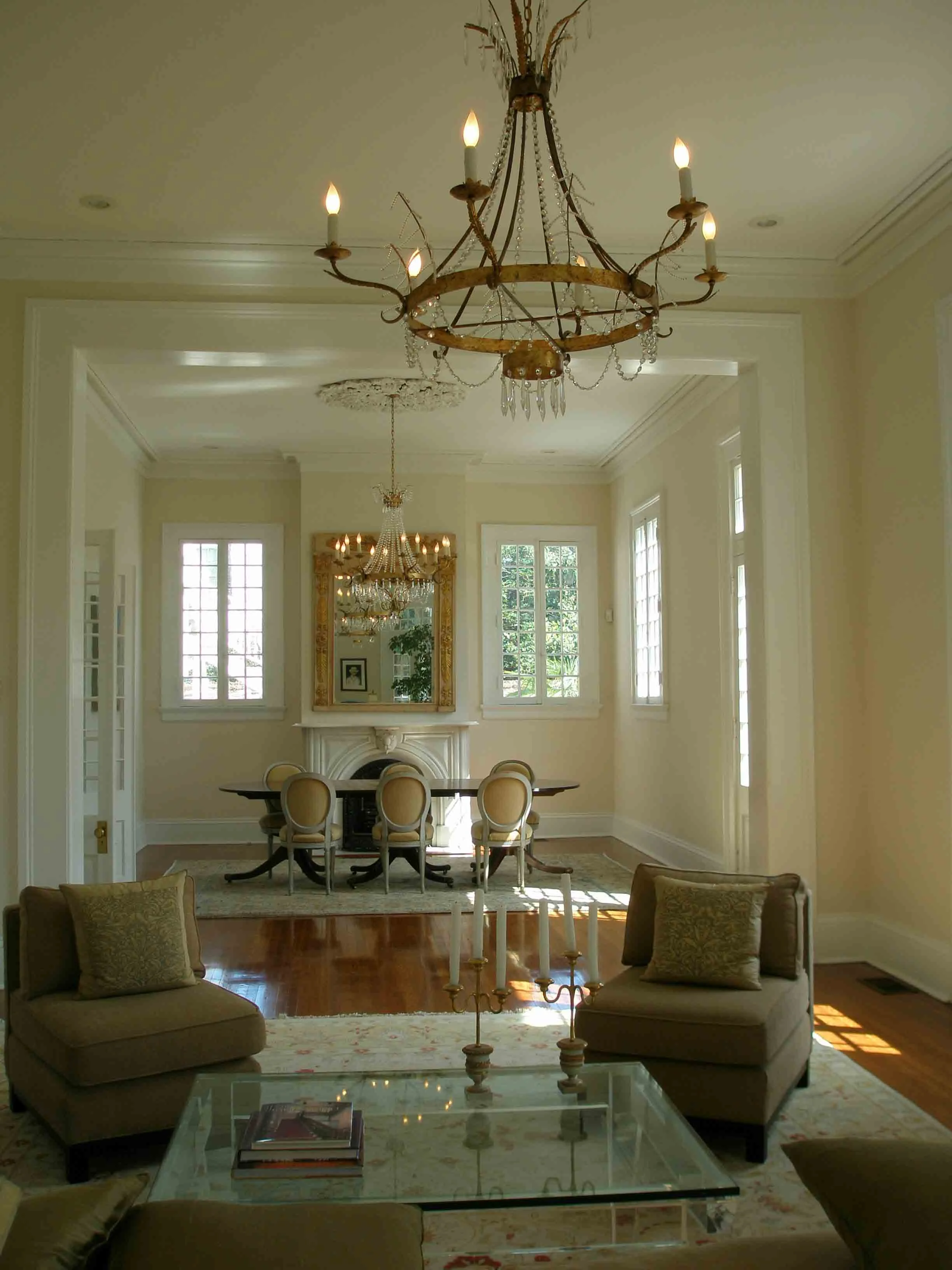 Sheldon & Custom Reed Chandelier