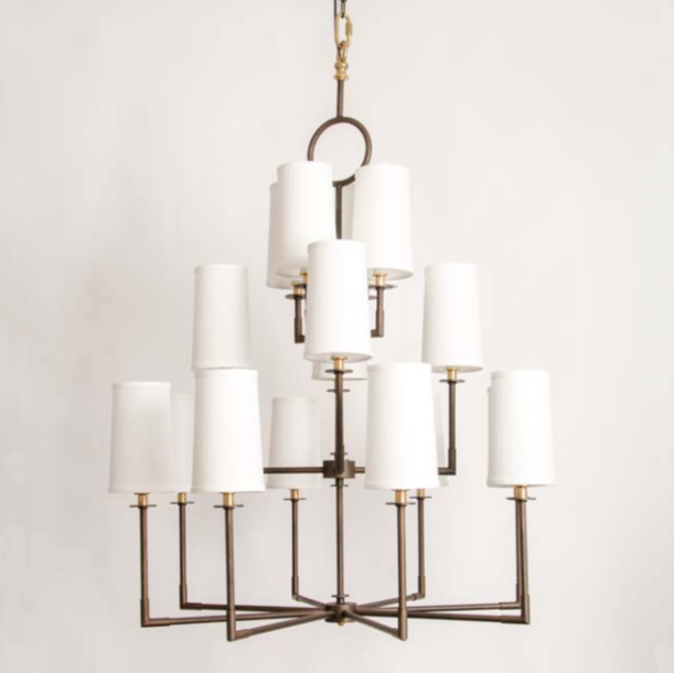 Kirsten Chandelier with Shades *