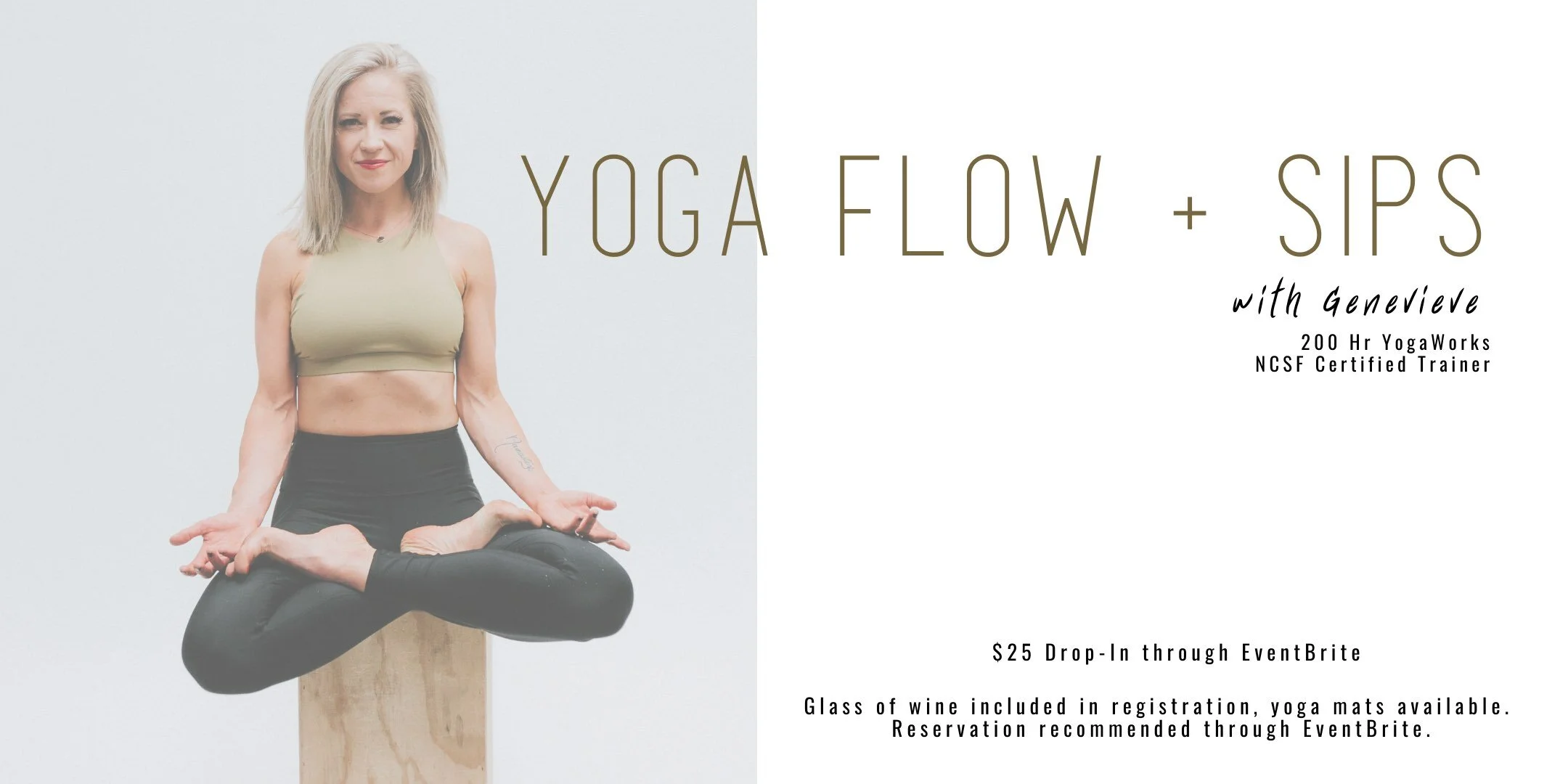 Yoga Flow and Sips